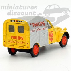CITROËN 2CV FOURGONNETTE "PHILIPS" (JAUNE) - NOREV - 1/43ème sous blister