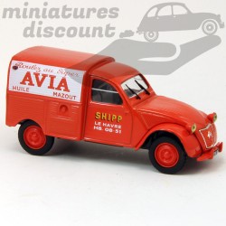 CITROËN 2CV AZU "AVIA" (ROUGE) - NOREV - 1/43ème sous blister