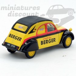 CITROËN 2CV "SIROP DE LUXE BERGER" (JAUNE) - NOREV - 1/43ème sous blister