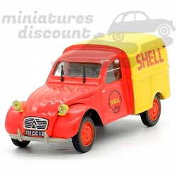 CITROËN 2CV CAMIONNETTE "SHELL" (ROUGE) - NOREV - 1/43ème sous blister
