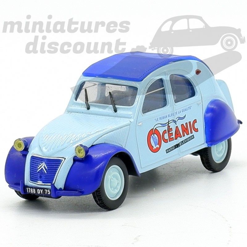 CITROËN 2CV "OCÉANIC" 1/43ÈME SOUS BLISTER (BLEU) - NOREV - 1/43ème sous blister