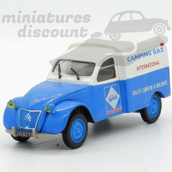 CITROËN 2CV AZU "CAMPING GAZ" (BLEU) - NOREV - 1/43ème sous blister
