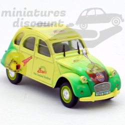 CITROËN 2CV "ZESPRI" (JAUNE) - NOREV - 1/43ème sous blister