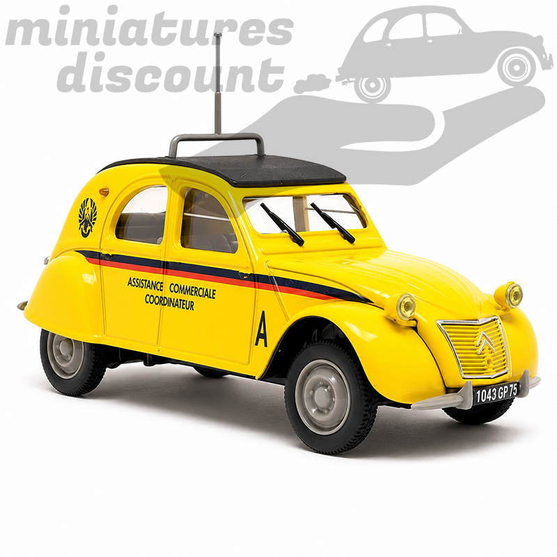 CITROËN 2CV (JAUNE) - NOREV - 1/43ème sous blister