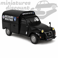CITROËN 2CV CAMIONNETTE SECOURS ROUTIER ASSISTANCE (NOIR) - NOREV - 1/43ème sous blister
