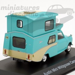 AUSTIN MINI WILDGOOSE CAMPER 1963 (BLEU) - 1/43ème sous blister