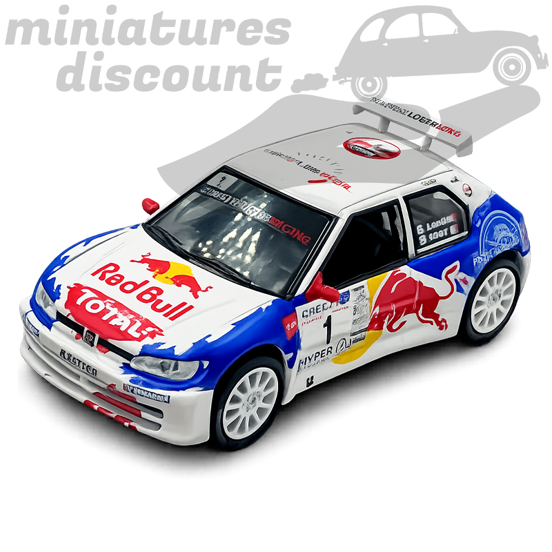 PEUGEOT 306 MAXI RALLYE DE HAUTE PROVENCE (BLANC) - 1/43ème en boite