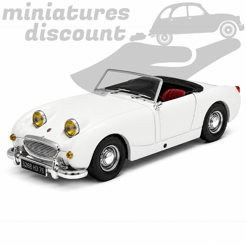 AUSTIN HEALEY SPRITE 1959 (BLANC) - 1/43ème en boite
