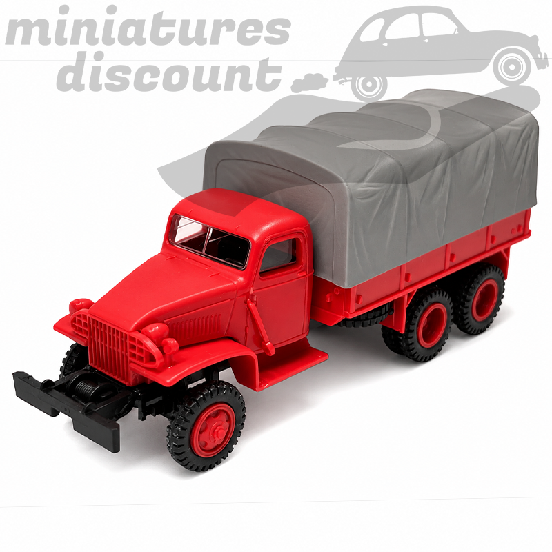 GMC BACHÉ POMPIERS (ROUGE) - ROCO - 1/87ème en boite
