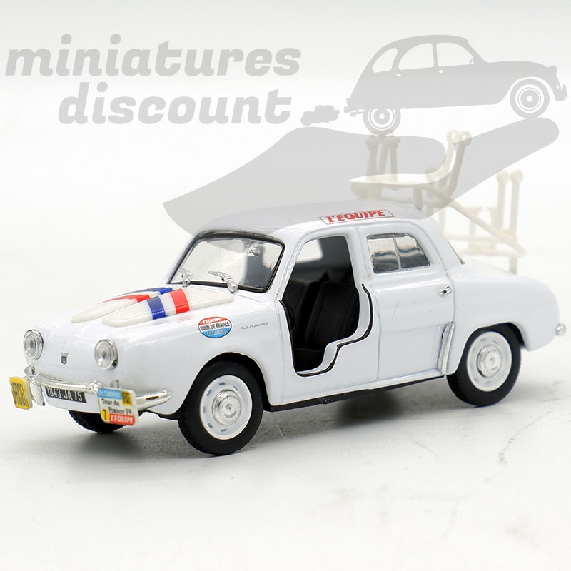 RENAULT DAUPHINE D'ASSISTANCE TOUR DE FRANCE (BLANC) - NOREV - 1/43ème sous blister