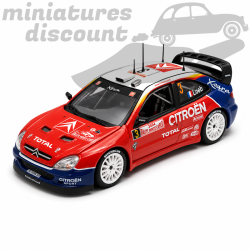 CITROEN XSARA WRC RALLYE MONTE CARLO DE 2004 (ROUGE) - VITESSE - 1/43ème en boite