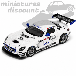 MERCEDES SLS GT3 TEAM GRAFF N°3 GT TOUR DE 2011 (BLANC) - SPARK - 1/43ème en boite
