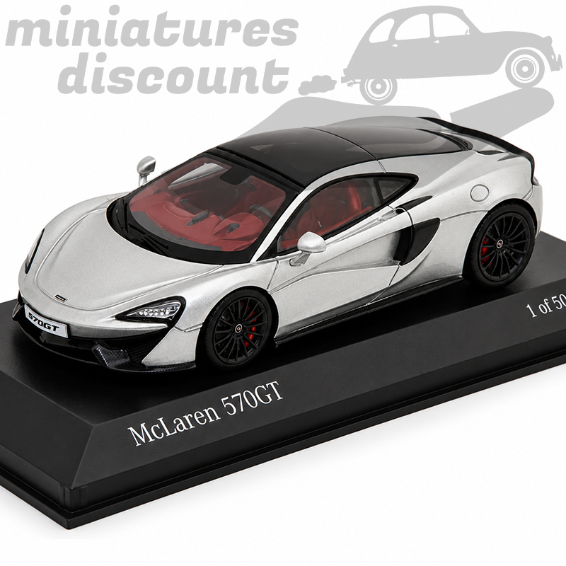 MCLAREN 570GT (GRIS CLAIR) - MINICHAMPS - 1/43ème en boite