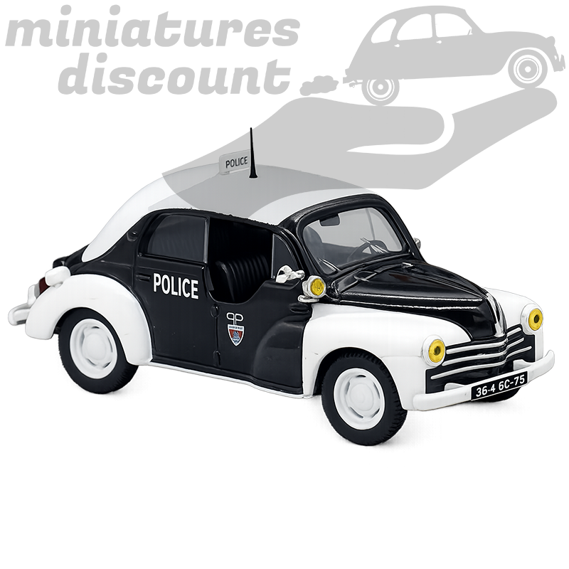 RENAULT 4CV POLICE (NOIR) - NOREV - 1/43ème sous blister
