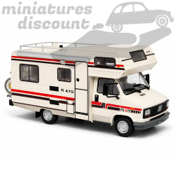 CAMPING CARPILOTE R470 FIAT DUCATO DE 1984 (BEIGE) - 1/43ème sous blister