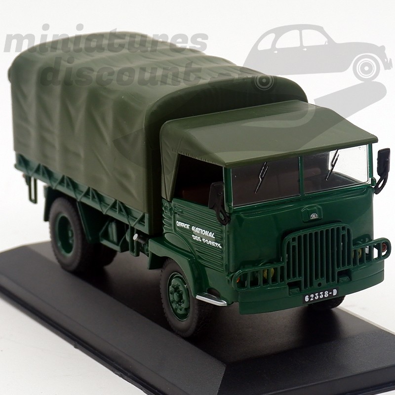 CAMION SIMCA CARGO 4X4 (VERT) - 1/43ème sur socle
