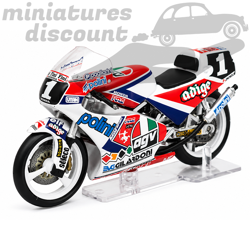 HONDA RS 125 DE LORIS CAPIROSSI EN 1991 (BLANC) - 1/24ème en boite