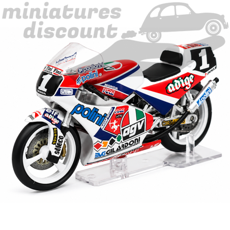 HONDA RS 125 DE LORIS CAPIROSSI EN 1991 (BLANC) - 1/24ème en boite