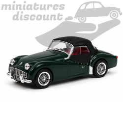 TRIUMPH TR3A DE CHEZ VITESSE (VERT) - 1/43ème en boite