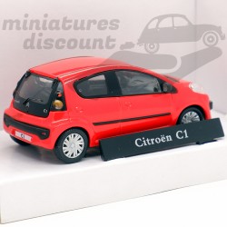 CITROËN C1 (ROUGE) - CARARAMA - 1/43ème en boite