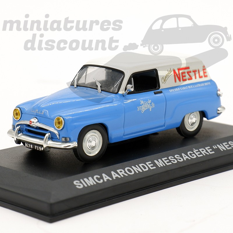 SIMCA ARONDE MESSAGÈRE "NESTLÉ" (BLEU) - 1/43ème en boite