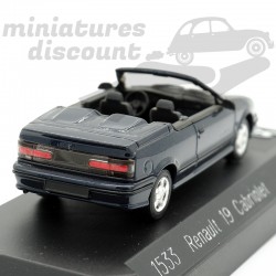 RENAULT 19 CABRIOLET (BLEU MARINE) - SOLIDO - 1/43ème en boite