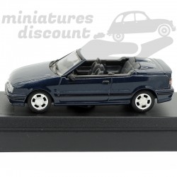 RENAULT 19 CABRIOLET (BLEU MARINE) - SOLIDO - 1/43ème en boite