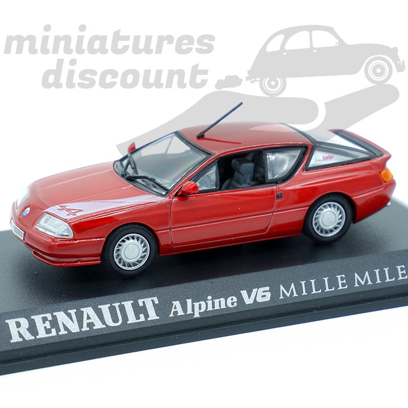 RENAULT ALPINE V6 MILLE MILES (ROUGE) - 1/43ème en boite
