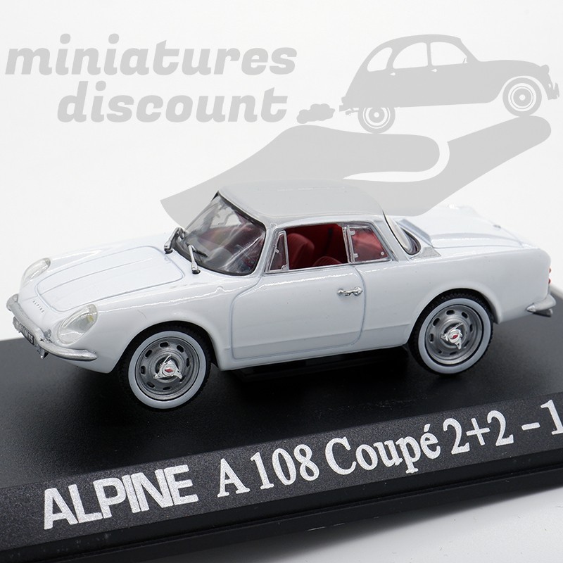 RENAULT ALPINE A108 COUPÉ 2+2 1961 (BLANC) - 1/43ème en boite