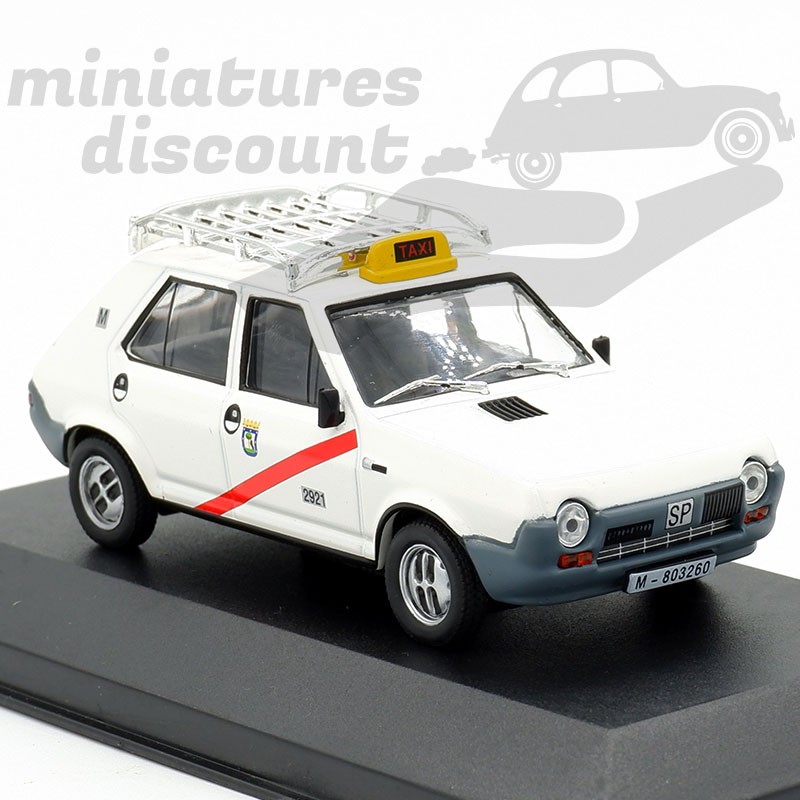 SEAT RITMO TAXI DE MADRID EN 1980 (BLANC) - 1/43ème en boite