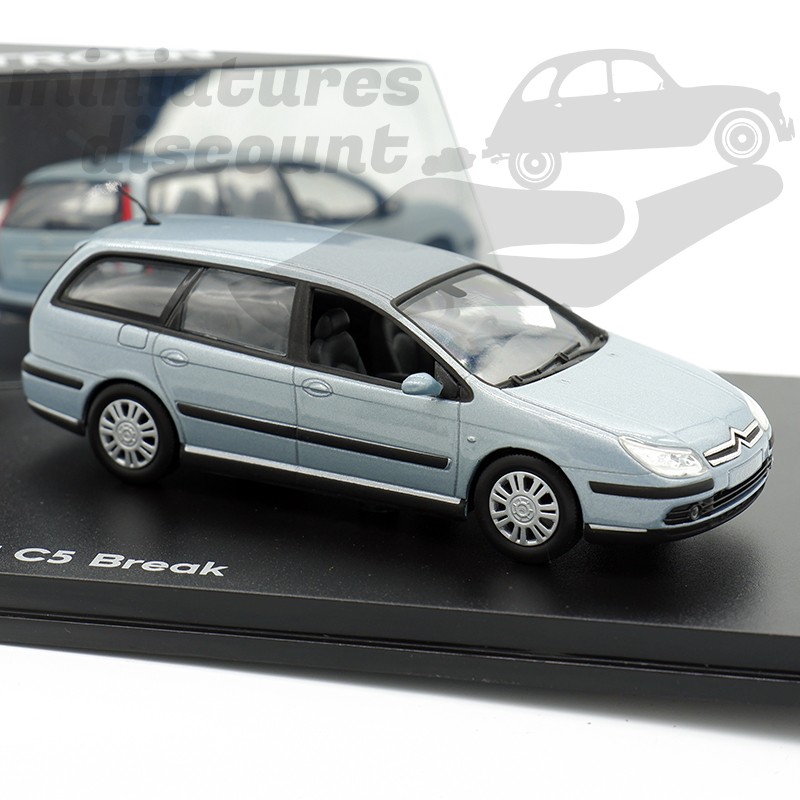 RARE, CITROËN C5 BREAK PHASE II (GRIS/BLEU) - NOREV - 1/43ème en boite