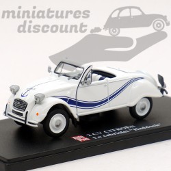 CITROËN 2CV CABRIOLET HADDOCK TINTIN (BLANC) - 1/43ème sous blister