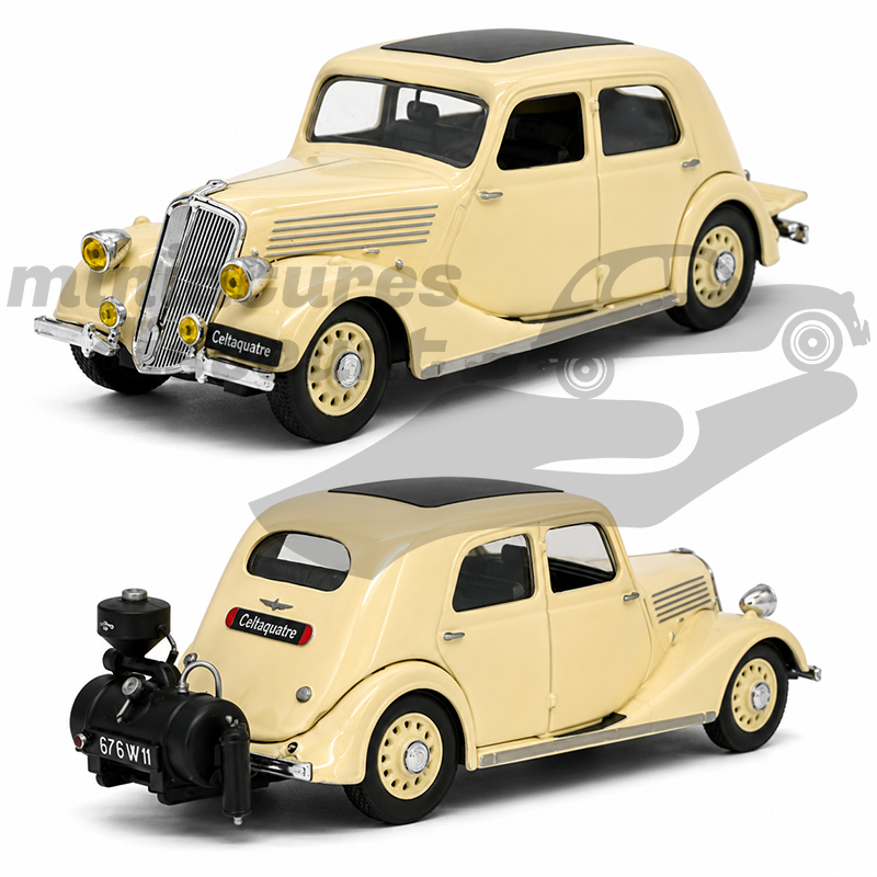 RENAULT CELTAQUATRE BERLINE AVEC GÉNÉRATEUR (BEIGE) - NOREV - 1/43ème en boite