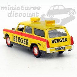 PEUGEOT 404 BREAK "BERGER" (JAUNE) - 1/43ème sous blister