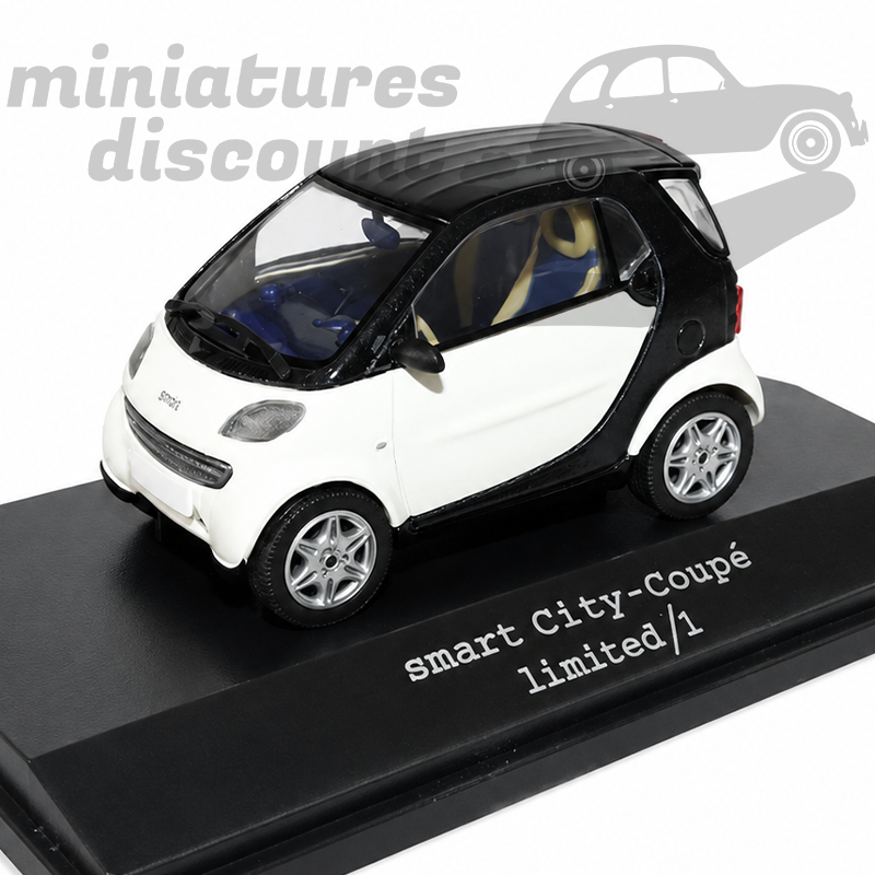 SMART CITY COUPÉ (BLANC) - 1/43ème en boite