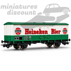 WAGON HEINEKEN BIER (VERT) - JOUEF - 1/87ème en boite