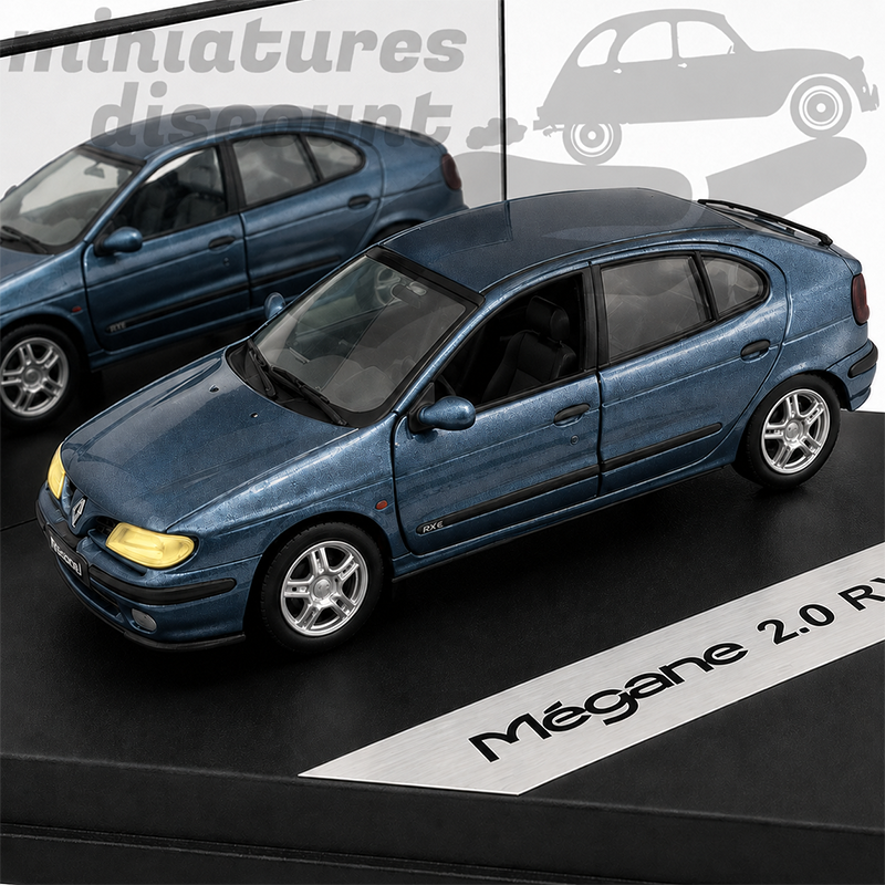 RENAULT MÉGANE 2.0 RXE (BLEU) - VITESSE - 1/43ème en boite