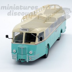 BUS CHAUSSON APH 47 "NEZ DE COCHON" (BLEU CIEL-TURQUOISE) - 1/43ème sous blister