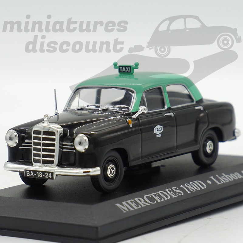 MERCEDES 180D TAXI (NOIR) - 1/43ème sous blister