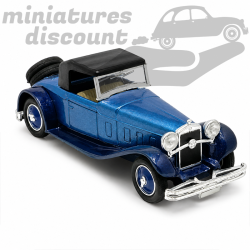 DELAGE D8 CABRIOLET CAPOTÉ 1934 (BLEU) - ELIGOR - 1/43ème en boite