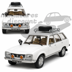 PEUGEOT 504 BREAK DANGEL (BLANC) - 1/43ème sous blister