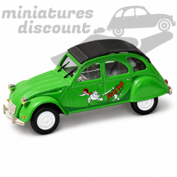 CITROËN 2CV 6 "SAUSS... ENTE..." (VERT) - NOREV - 1/43ème sous blister