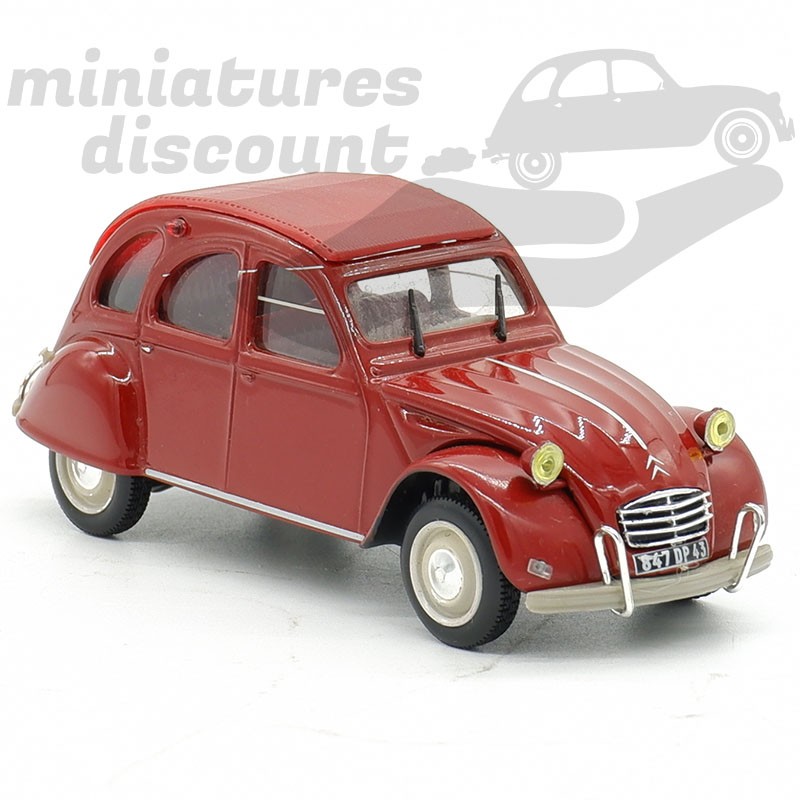 CITROËN 2CV AZAM (ROUGE FONCÉ) - NOREV - 1/43ème sous blister
