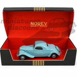 CITROËN TRACTION 22CV FAUX CABRIOLET, DE 1934 (BLEU) - NOREV - 1/43ème en boite