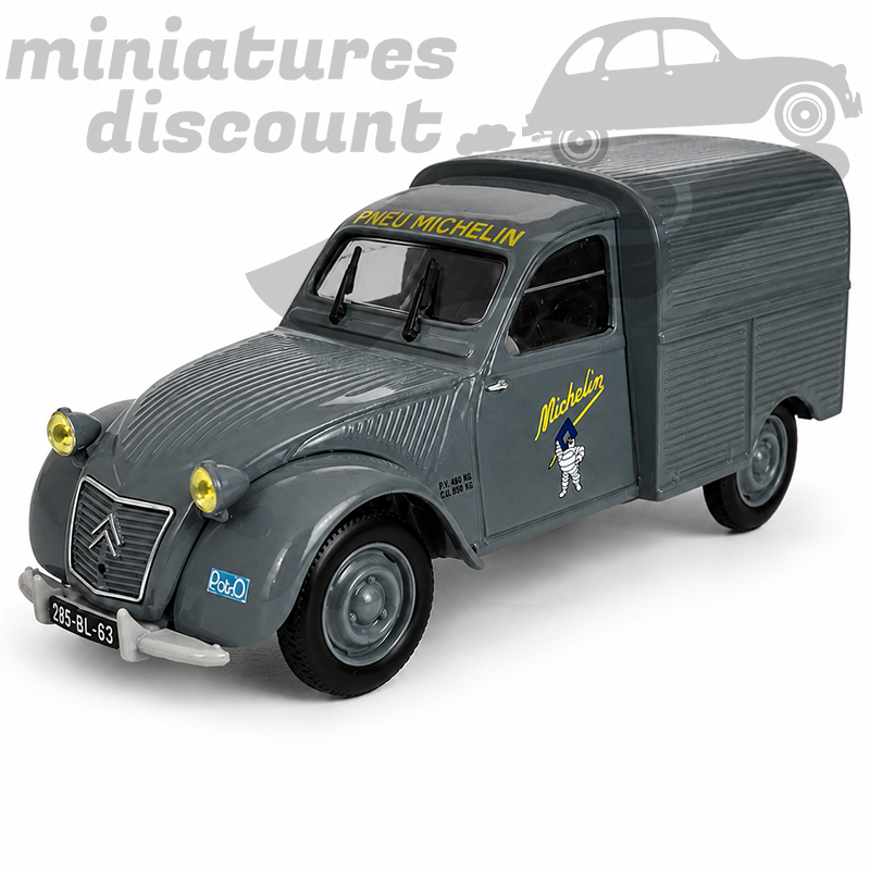 CITROËN 2CV AZU MICHELIN (GRIS) - NOREV - 1/43ème sous blister