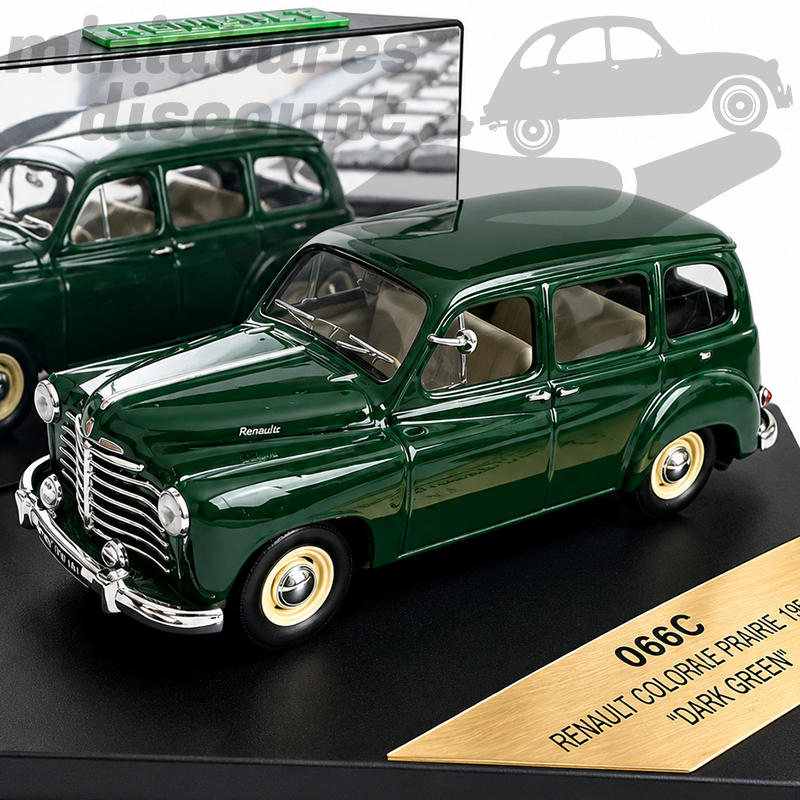 RENAULT PRAIRIE 1950 (VERT) - VITESSE - 1/43ème en boite