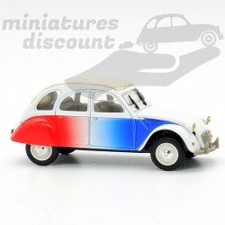 CITROËN 2CV 6 "COCORICO" (BLEU BLANC ROUGE) - NOREV - 1/43ème sous blister