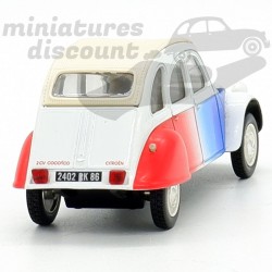 CITROËN 2CV 6 "COCORICO" (BLEU BLANC ROUGE) - NOREV - 1/43ème sous blister