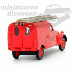 CITROËN 2CV AZU "POMPIERS" (ROUGE) - NOREV - 1/43ème sous blister