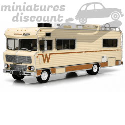 CAMPING CAR WINNEBAGO D27 C CHIEFTAIN DE 1973 (BEIGE) - 1/43ème sous blister